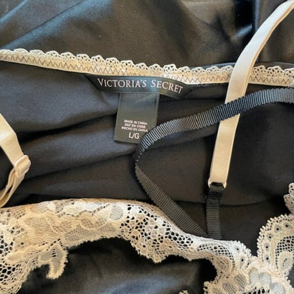 Victoria’s Secret Vintage 90's 2000’s 100% Silk Satin Finish Slip Dress Bundle L - Picture 12 of 13